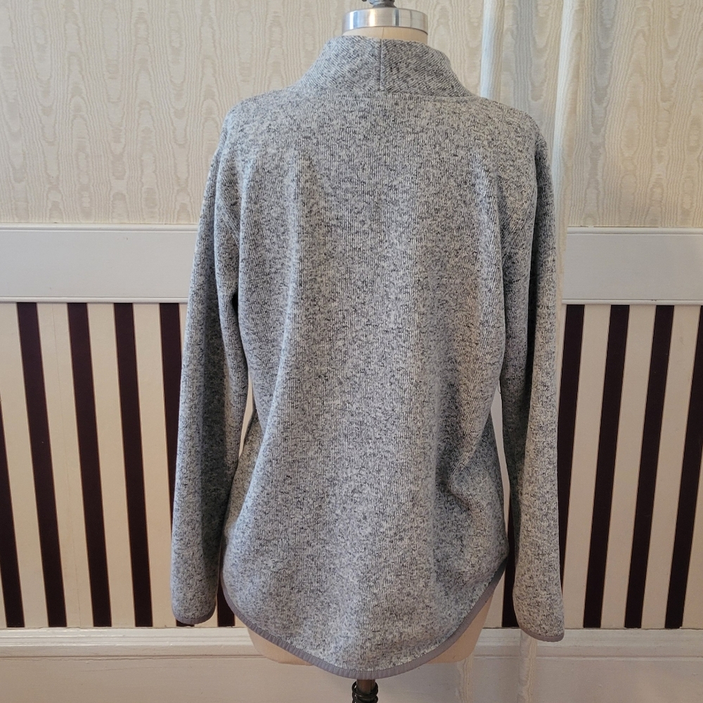 EDDIE BAUER V-Neckline Grey Pullover Sweater Top Shirt Size Large - Picture 3 of 6